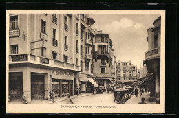 CPA Casablanca, Rue De L`Oued Bouscoura  - Casablanca