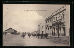 CPA Casablanca, La Route De Rabat, Grand Hotel Terminus  - Rabat