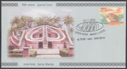Inde India 2006 Special Cover Jantar Mantar, Architecture, Monument, Heritage, Medieval, Pictorial Postmark - Briefe U. Dokumente