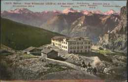 10581450 Gemmipass Wallis Gemmi Hotel Ungelaufen Ca. 1920 Gemmipass - Autres & Non Classés