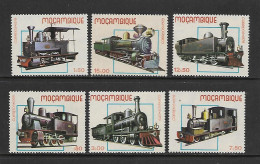 MOZAMBIQUE 1979 TRAINS  YVERT N°713/718 NEUF MNH** - Trenes