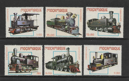 MOZAMBIQUE 1979 TRAINS  YVERT N°713/718 NEUF MNH** - Treinen