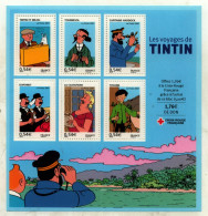Bloc De France - "LES VOYAGES DE TINTIN" - 2007 - NEUF - 039 - Mint/Hinged