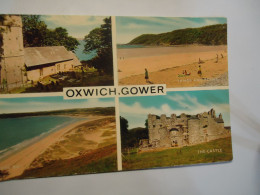 UNITED KINGDOM   POSTCARDS Oxwich Gower PANORAMA - Otros & Sin Clasificación