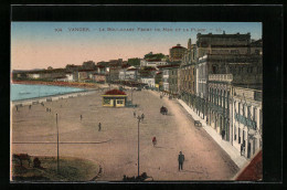 CPA Tanger, Le Boulevard Front De Mer Et La Plage  - Tanger