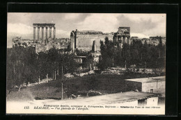 AK Baalbek, Vue Générale De L`Acropole  - Líbano