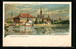 Künstler-AK Carl Biese: Konstanz, Das Kaufhaus  - Other & Unclassified