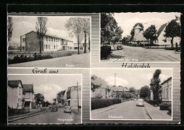 AK Halstenbek, Schule, Hauptstrasse Und Schulstrasse  - Sonstige & Ohne Zuordnung