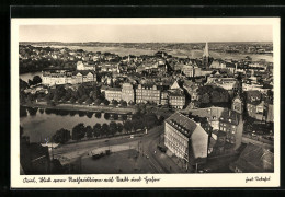 AK Kiel, Blick Vom Rathausturm Auf Stadt Und Hafen  - Kiel