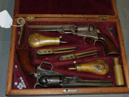 Pair Of Colt 1849 Pocket Pistols. - Armas De Colección
