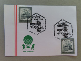 Österreich Pro Juventute - Mit Sonderstempel 1. August 1987 Krautendorf, Staatz Winnetou (Nr.1844) - Andere & Zonder Classificatie