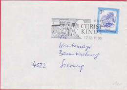 Brief 1974 - Mi.1442 (7) : Freimarke : Schönes Österreich - Bischofsmütze - Salzburg , SST 4411 Christkindl - FDC