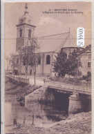 MOUTHE- L EGLISE ET PONT SUR LE DOUBS - Mouthe