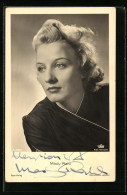 AK Schauspielerin Mady Rahl Ernst Schauend, Mit Original Autograph  - Acteurs