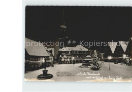 72184912 Schwabach Stadt Weihnachtsschmuck Nacht Schwabach - Schwabach