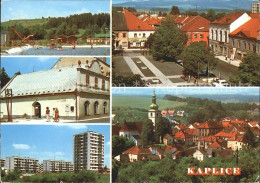 72184865 Kaplice Okres Cesky Krumlov Koupaliste Pohled Radnice Sin Revolucinich  - Tchéquie