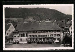 AK Stein A. Rhein, Hotel Rheinfels Am Ufer  - Autres & Non Classés
