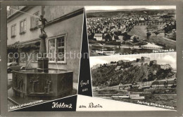 72184064 Koblenz Rhein Deutsches-Eck Festung-Ehrenbreitstein Schaengelchenbrunne - Koblenz