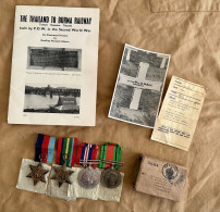  WW2 BRITISH POW MEDAL GROUP ,5th NORFOLKS, SINGAPORE SURRENDER,CHANGI CAMP DIED. - Grande-Bretagne