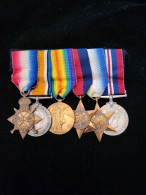  WW1,WW2 RN Medal Group Served On Superb At Jutland And First Canadian Submarine. - Autres & Non Classés