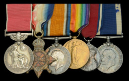  WW1 MEDAL GROUP BEM ROYAL NAVY GALLIPOLI CHIEF YEOMAN OF SIGNALS FOREIGN OFFICE - Autres & Non Classés