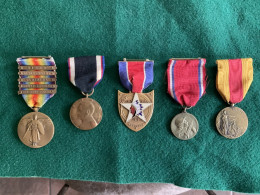  World War I Second Division Medal Grouping  - Autres & Non Classés