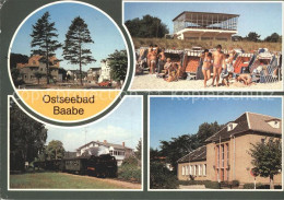 72183875 Baabe Ostseebad Ruegen Strand HO Gaststaette Inselparadies Kleinbahn Re - Otros & Sin Clasificación