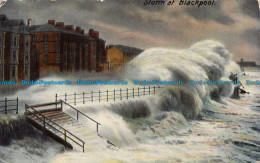 R113056 Storm At Blackpool. 1931 - World