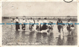 R113057 Skegness. Paddling On The Beach. 1908 - World