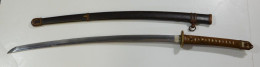 WWII Japanese Sword, Signed Army Officer's Shin Gunto - Messen