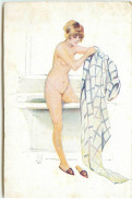 N°16304 - S. Meunier - Le Bain De La Parisienne - N°137 - Meunier, S.