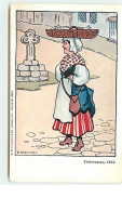 N°10707 - Carte Illustrateur - Ethel Parkinson - Fishwoman 1813 - Faulkner Series N°226B - Parkinson, Ethel