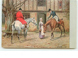 N°9813 - Carte Illustrateur - MM Vienne N°218 - G. Wright - Hommes Se Désaltérant à Cheval - Vienne