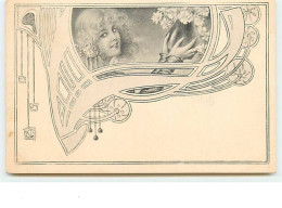 N°10719 - Carte Illustrateur - MM Vienne - Femme Portant Un Vase - Art Nouveau - Vienne
