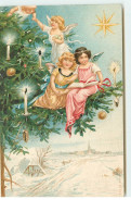 N°16335 - A & MB N°509 - Anges Décorant Un Sapin - Autres & Non Classés