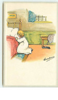 N°11798 - Carte Fantaisie - Enfant Faisant Sa Prière - Signée Madeleine - Autres & Non Classés