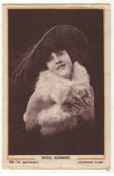 N°18403 - Carte Tissée Soie - Mabel Normand - D6-14 - Keystone Films - Embroidered