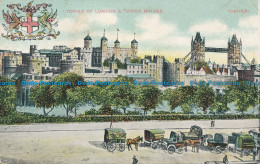 R113123 Tower Of London And Tower Bridge. 1906 - Sonstige & Ohne Zuordnung