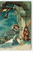 N°9785 - Carte Fantaisie - Joyeux Noël - Angelot Sonnant Une Cloche - Altri & Non Classificati