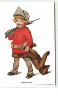 N°8696 - Carte Illustrateur - Lederstrumpf - Enfant Chasseur Avec Son Nounours - Teddy Bear - Andere & Zonder Classificatie