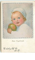 N°7598 - Carte Fantaisie - MM Vienne N°923 - Bébé Avec Une Balle - Zwei Kugelrunde - Babies