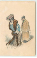 N°21813 - MM Vienne N°215 - Maurice Millière - Couple Se Promenant - Vienne