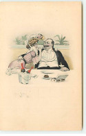 N°21816 - MM Vienne N°215 - Maurice Millière - Couple Enlacés Sur Une Banquette Dans Un Restaurant - Vienne