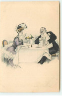 N°21815 - MM Vienne N°215 - Maurice Millière - Couple Riant Lors D'un Repas - Vienne