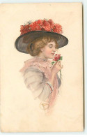 N°18495 - MM Vienne N°479 - Jeune Femme Sentant Le Parfum D'une Rose - Femmes