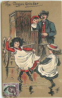 N°12950 - The Organ Grinder - Fillettes Dansant Devant Un Couple - Orgue De Barbarie - Autres & Non Classés