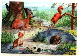 Bloc De France - "ANIMAUX DES BOIS" - 2001 - NEUF - 058 - Mint/Hinged