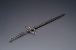 A Large Two-handed 'Flamberge' Sword, Germany, 2nd Half 16th C. - Blankwaffen
