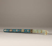 Cloisonne Horsehead Sabre Of Qing Dynasty - Blankwaffen