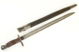 M1917 WINCHESTER POLICE SHOTGUN BAYONET AND SCABBARD - Blankwaffen